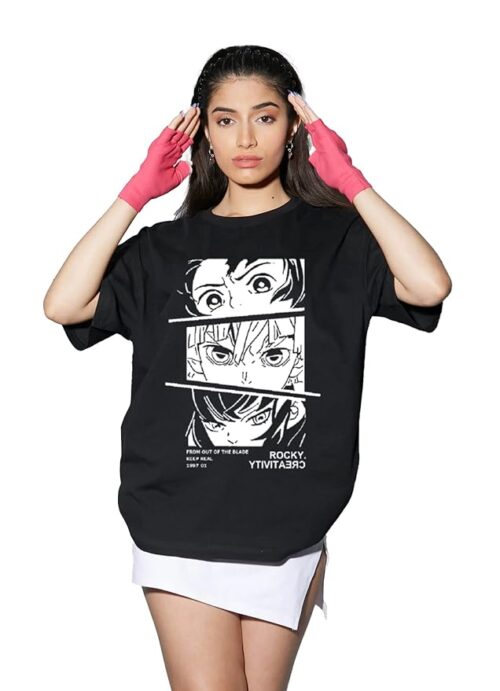 Casual Cartoon Oversized Top