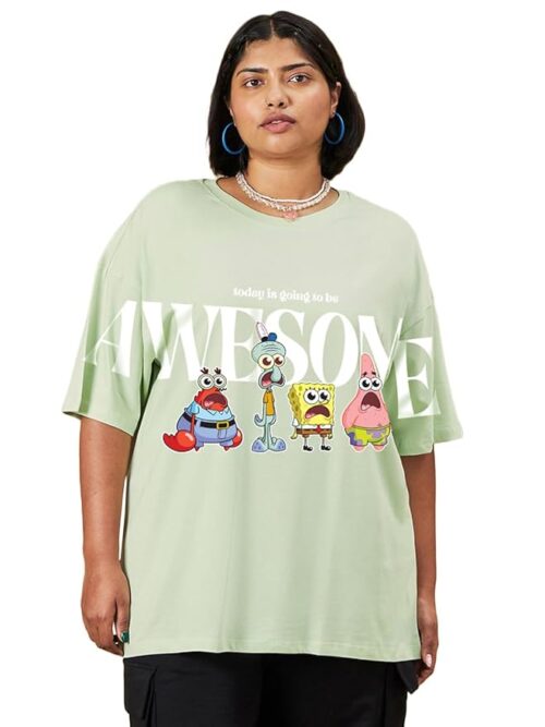 Women’s Oversized Cartoon T-Shirt