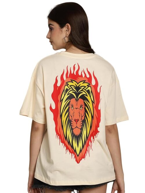 Fabflee Geometric Relaxed T-Shirt