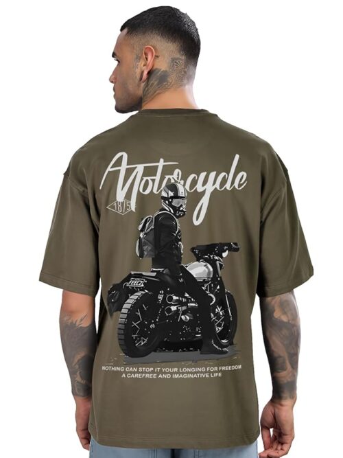 Mens Oversized Printed T-Shirt